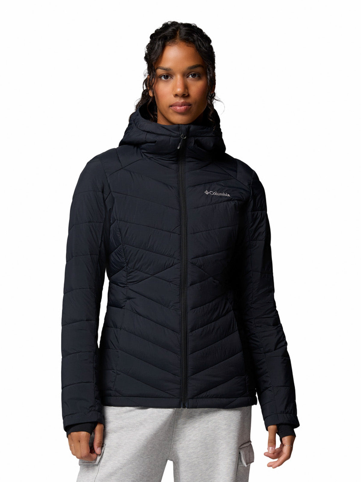 O.ria　レディース　BLK M Parka Mujer Joy Peak II Hooded Negro Columbia – Columbia Chile