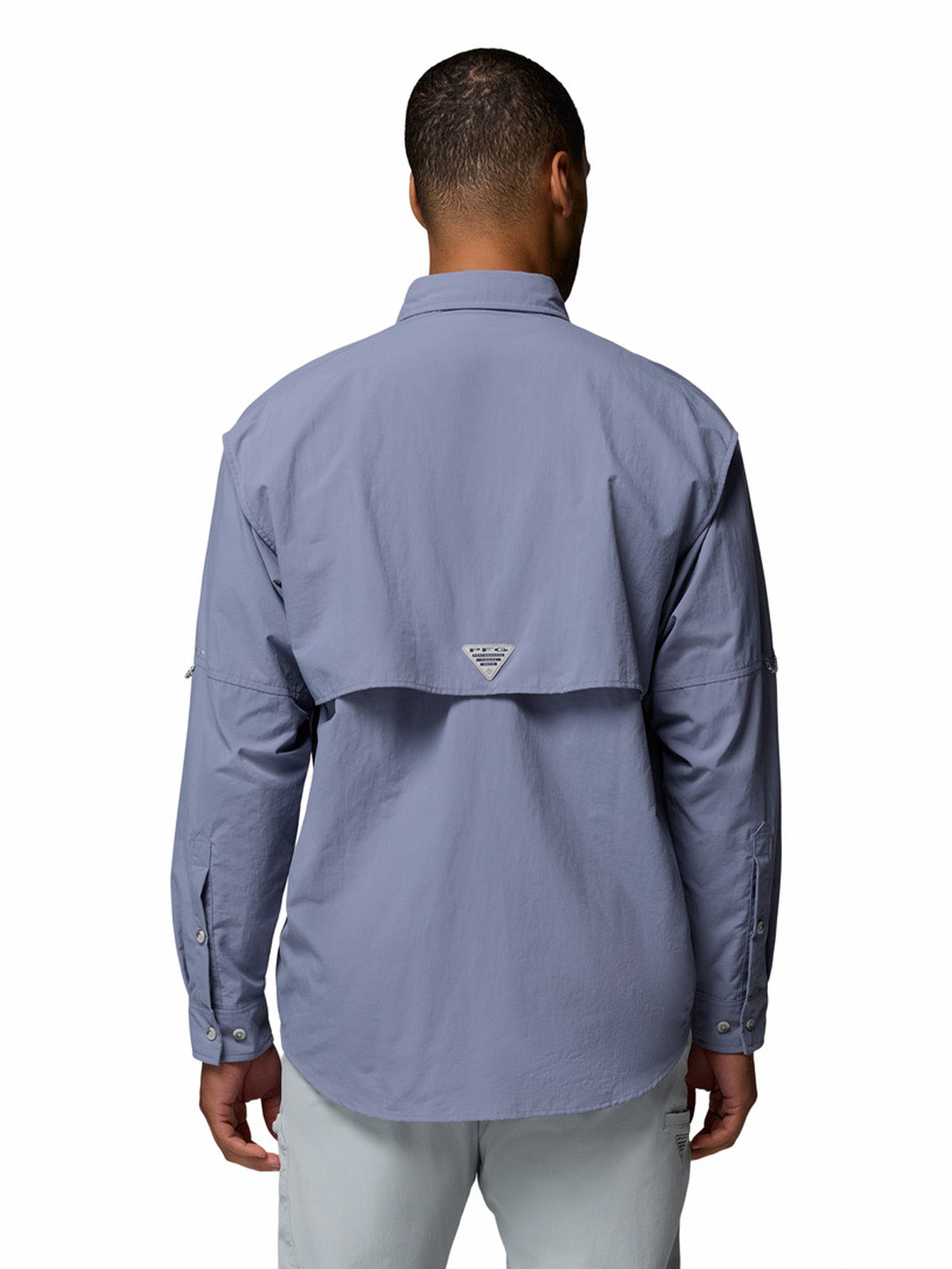 Camisa Manga Larga Hombre Bahama II Blanco New Moon Columbia