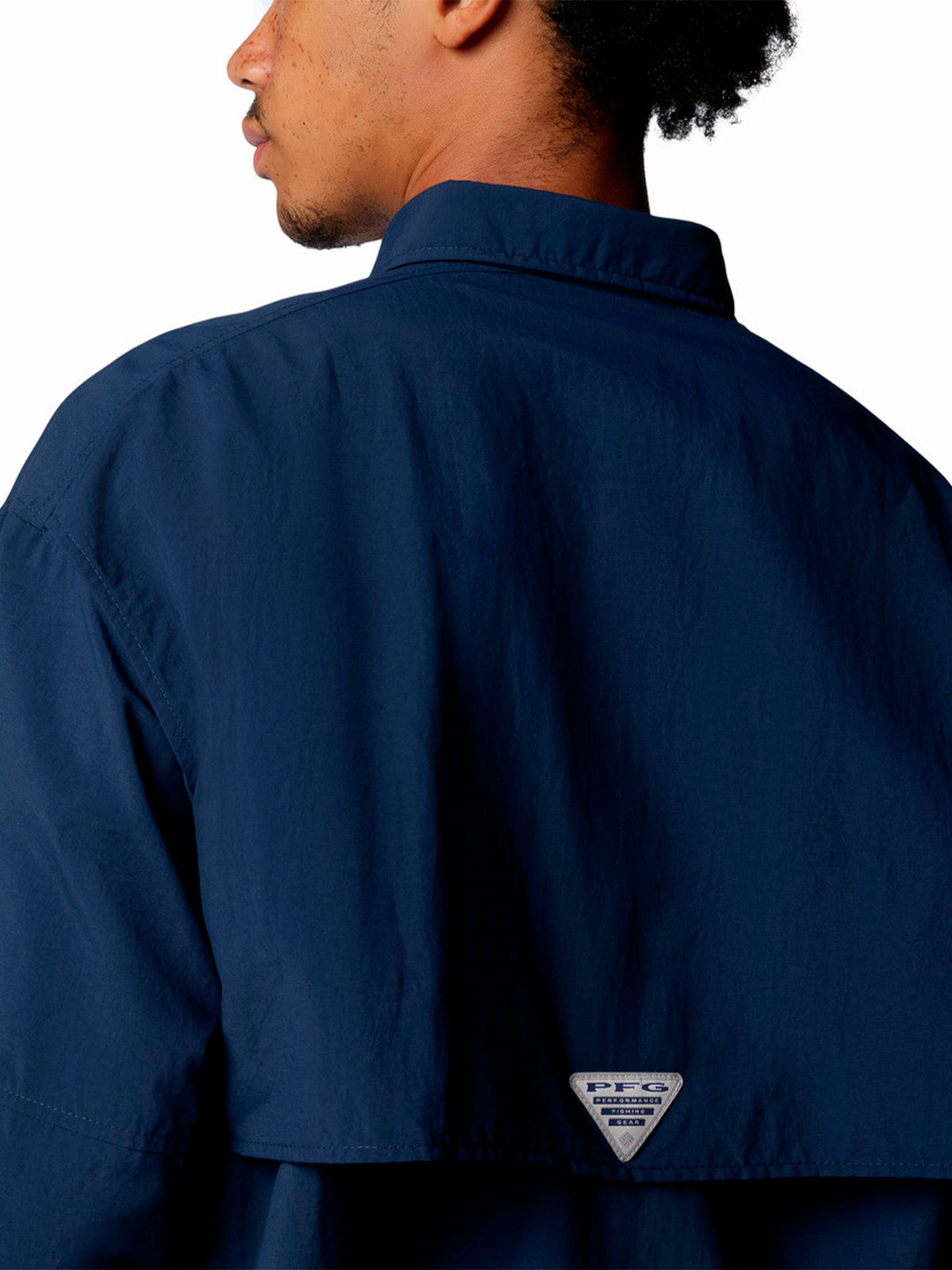 Camisa Manga Larga Hombre Bahama II Azul Columbia