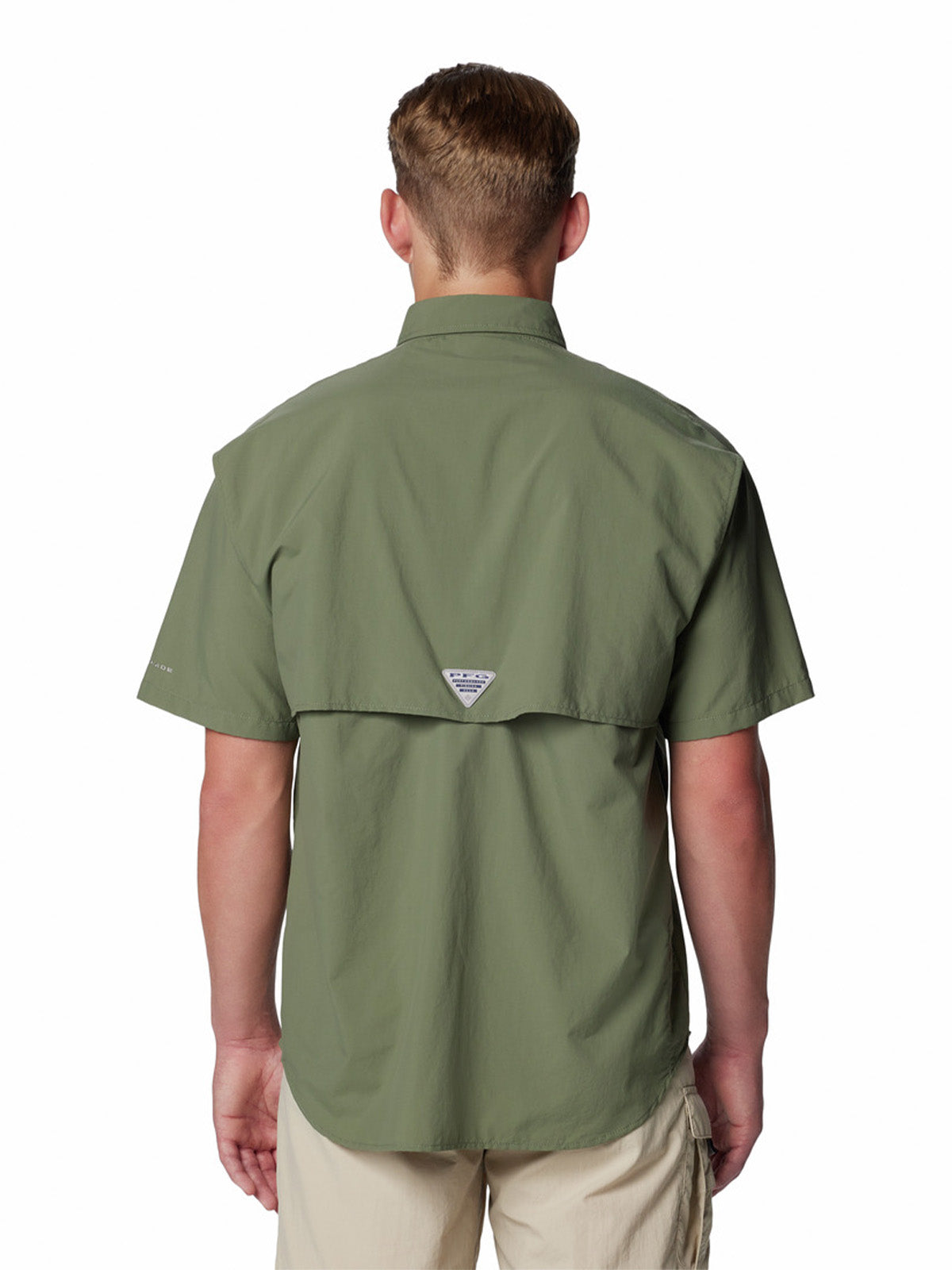 Camisa Manga Corta Hombre Bahama II Verde Columbia