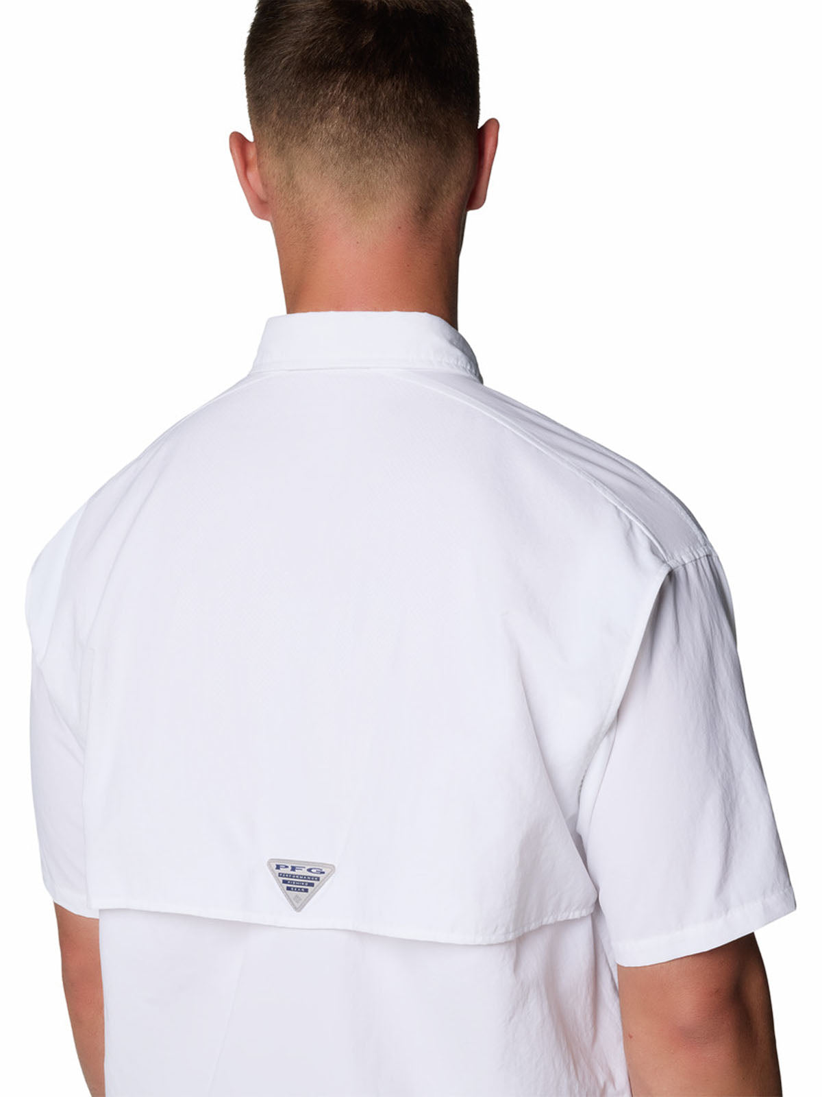 Camisa Manga Corta Hombre Bahama II Blanco Columbia