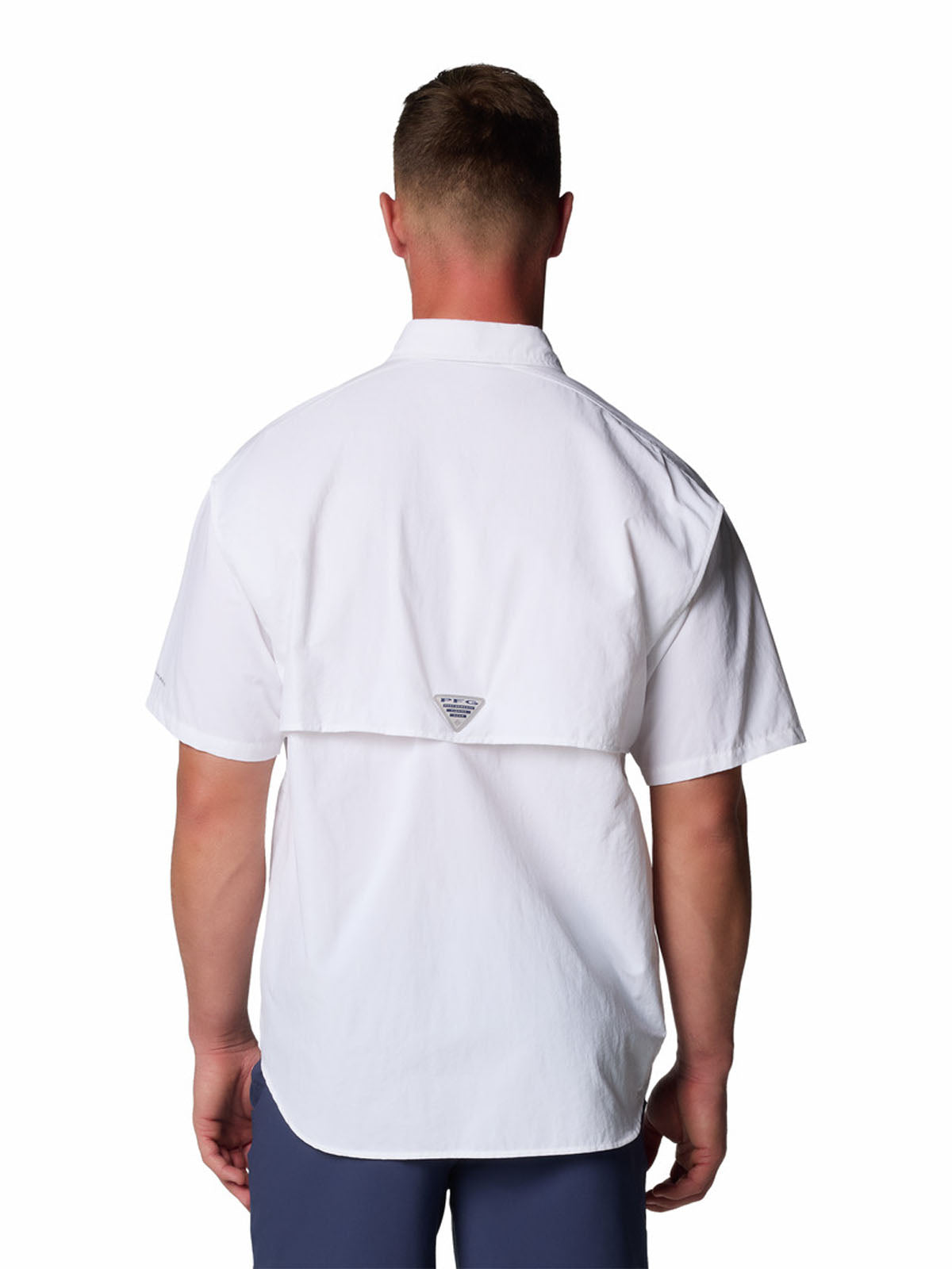 Camisa Manga Corta Hombre Bahama II Blanco Columbia
