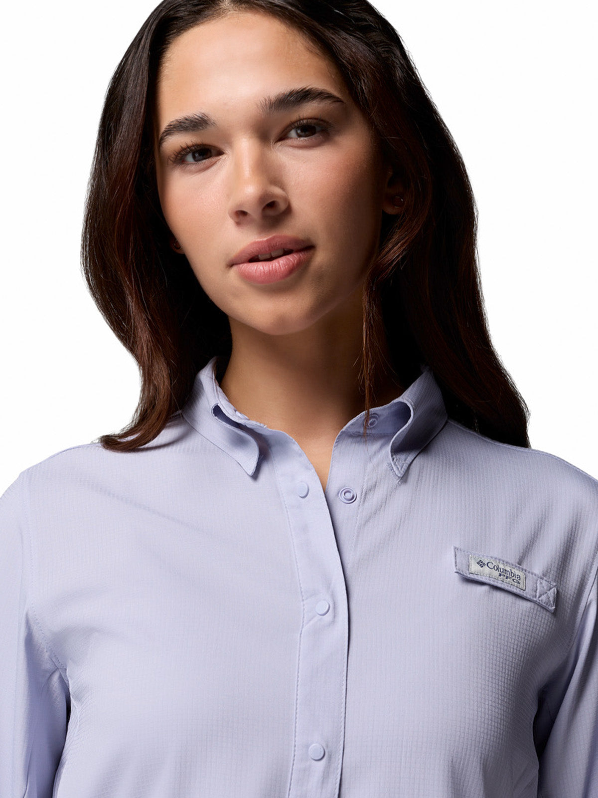 Blusa Manga Larga Mujer Tamiami II Morado Columbia