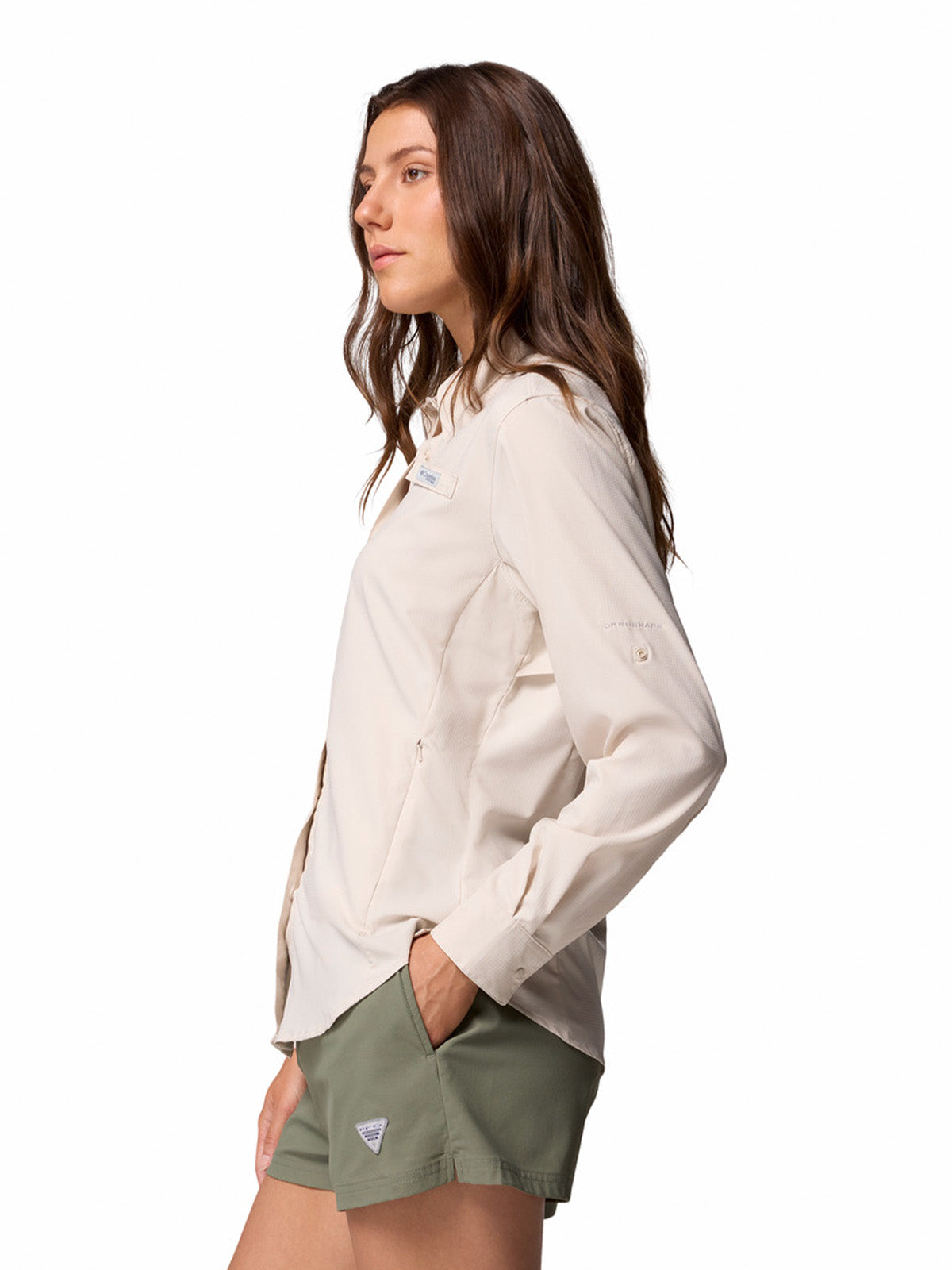 Blusa Manga Larga Mujer Tamiami II Beige Columbia