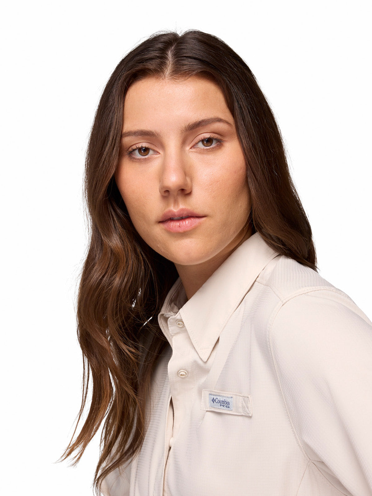Blusa Manga Larga Mujer Tamiami II Beige Columbia
