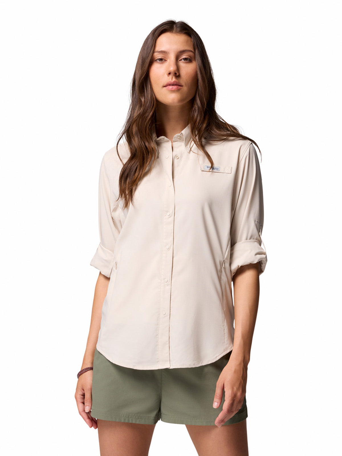 Blusa Manga Larga Mujer Tamiami II Beige Columbia