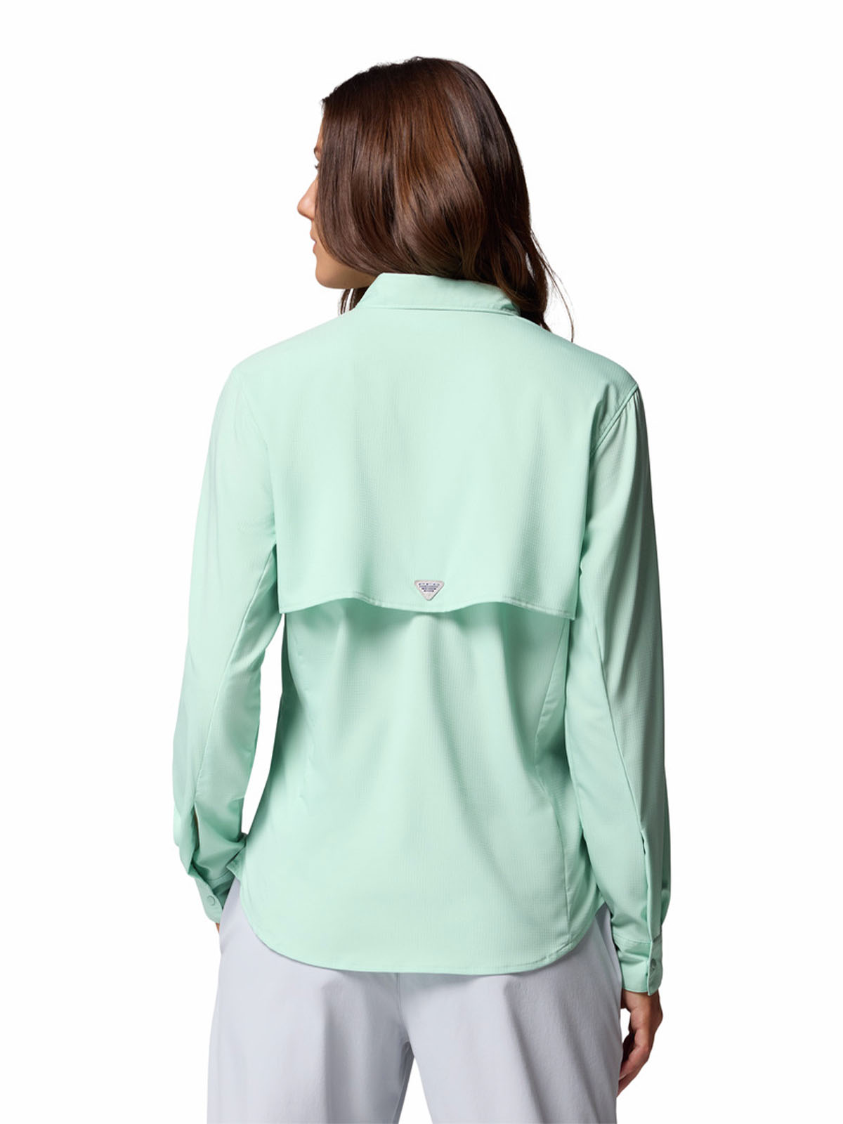 Blusa Manga Larga Mujer Tamiami II Celeste Columbia