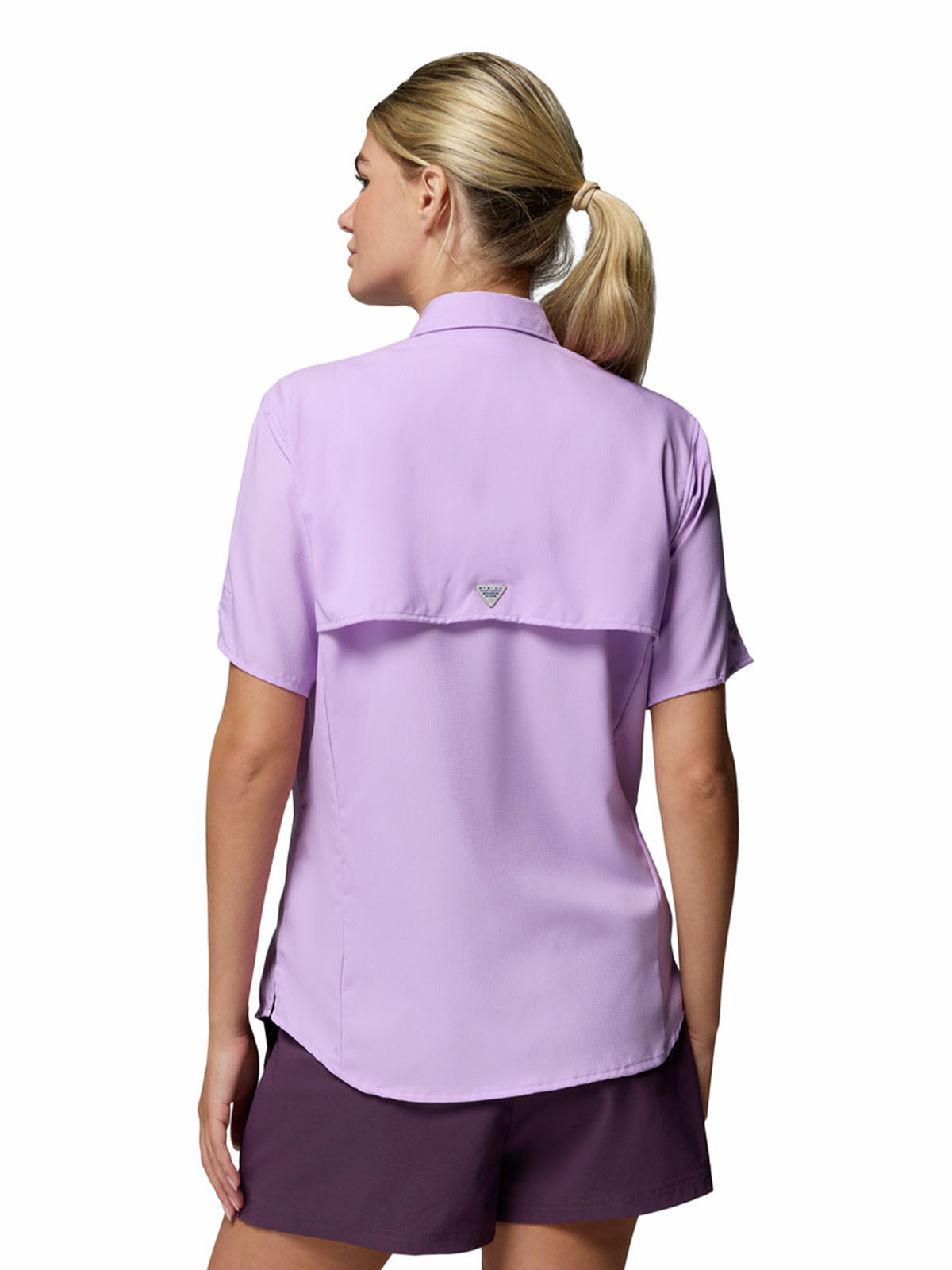 Blusa Manga Corta Mujer Tamiami II Morado Columbia