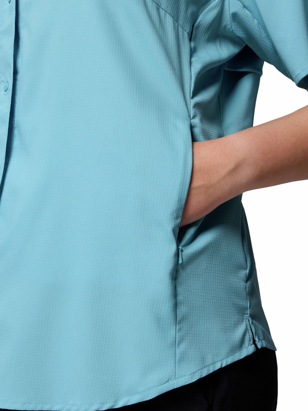 Blusa Manga Corta Mujer Tamiami II Azul Columbia