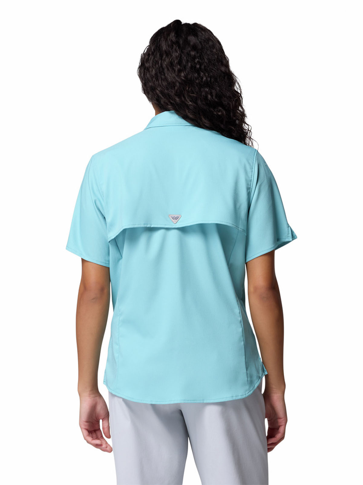 Blusa Manga Corta Mujer Tamiami II Azul Columbia