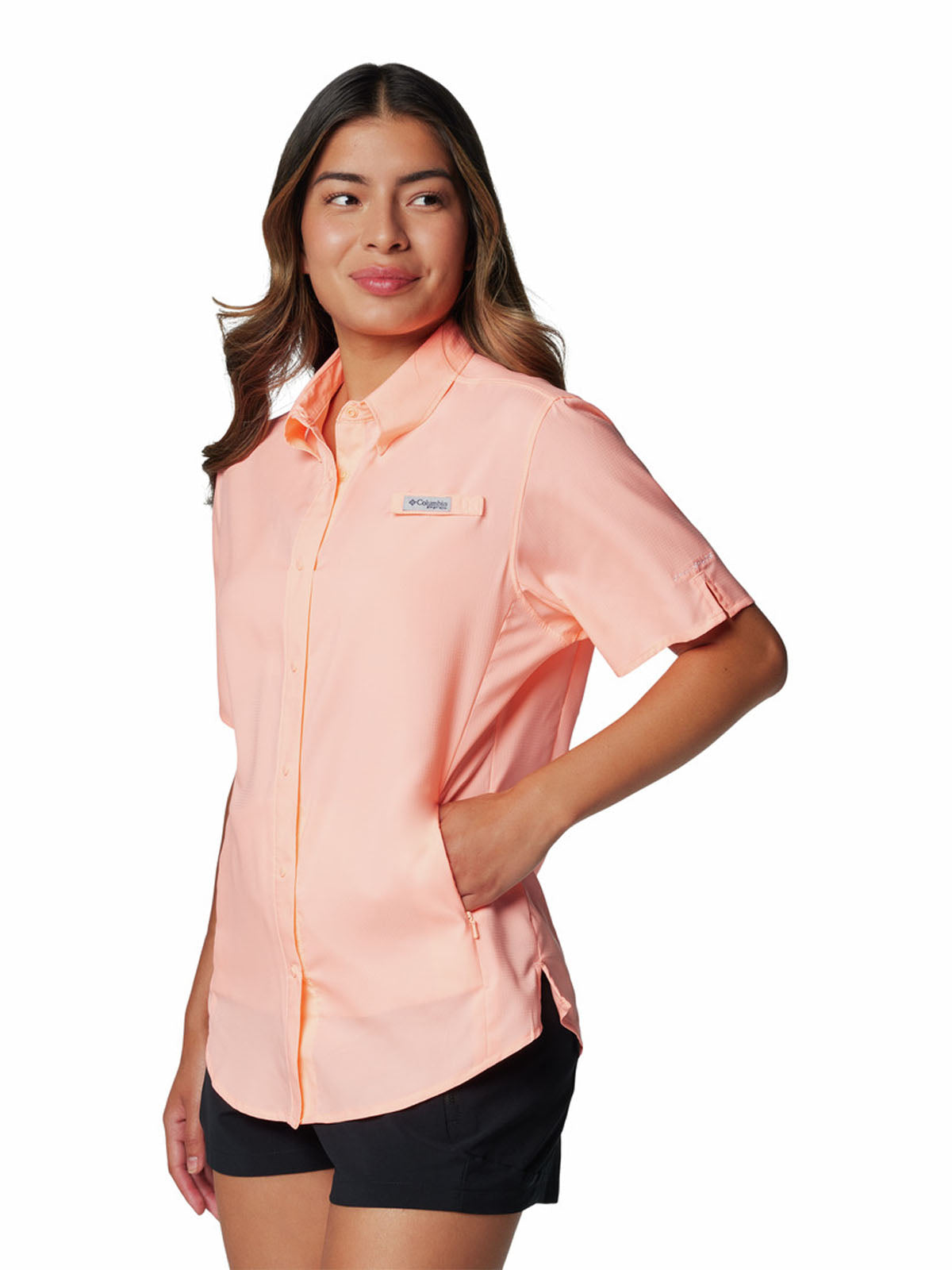 Blusa Manga Corta Mujer Tamiami II Rosado Columbia