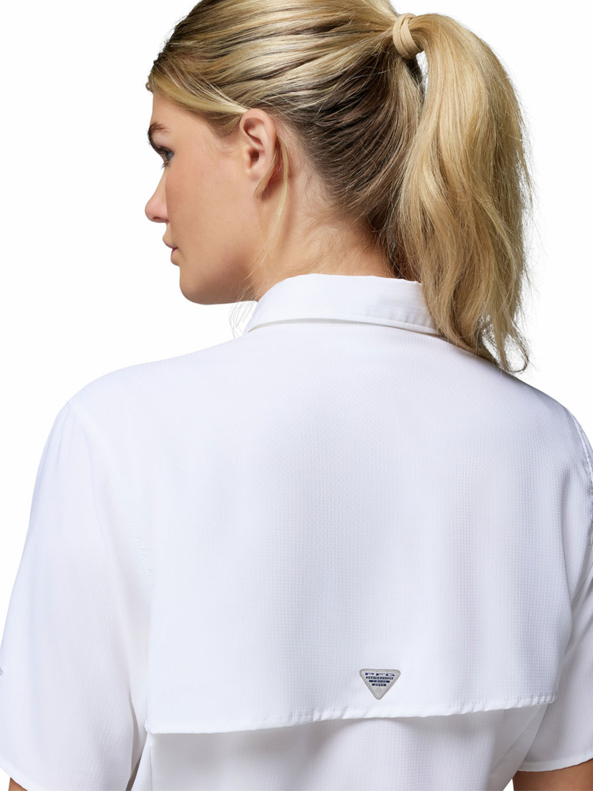 Blusa Manga Corta Mujer Tamiami II Blanco Columbia