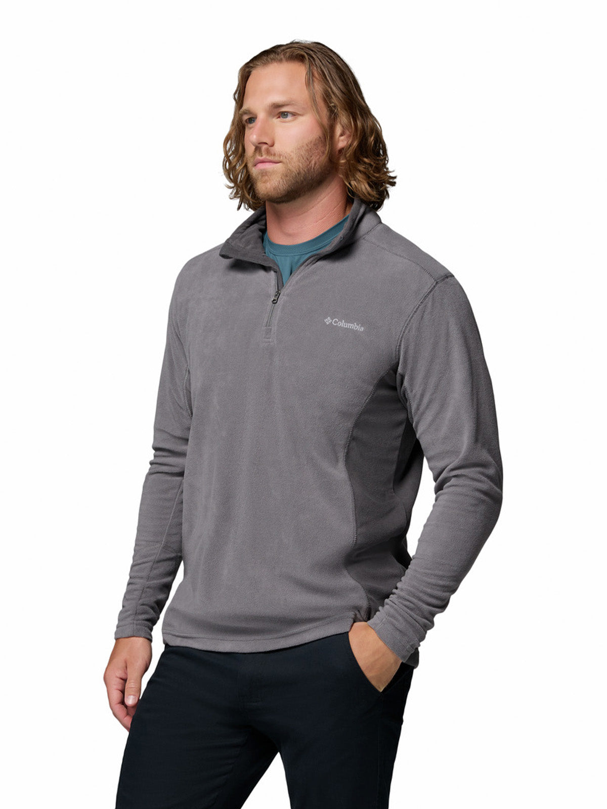 Polar Hombre Klamath Range Half Zip Gris Columbia