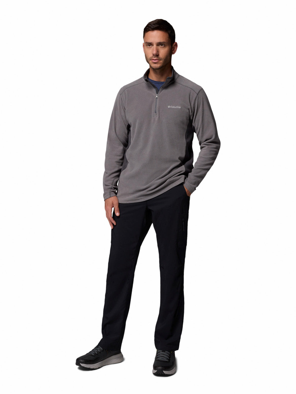 Polar Hombre Slim Fit Klamath Range™ II Half Zip Gris Columbia