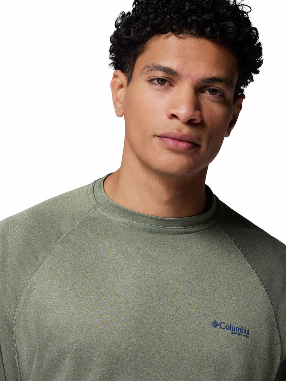 Polera Manga Larga Hombre Terminal Tackle Gris Columbia