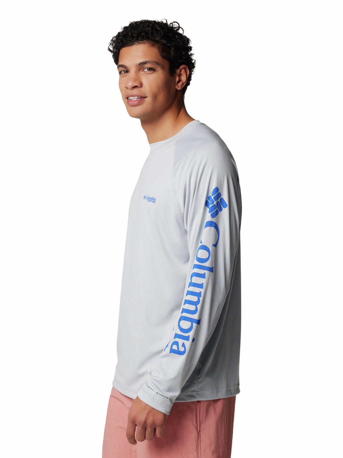 Polera Manga Larga Hombre Terminal Tackle Gris Columbia