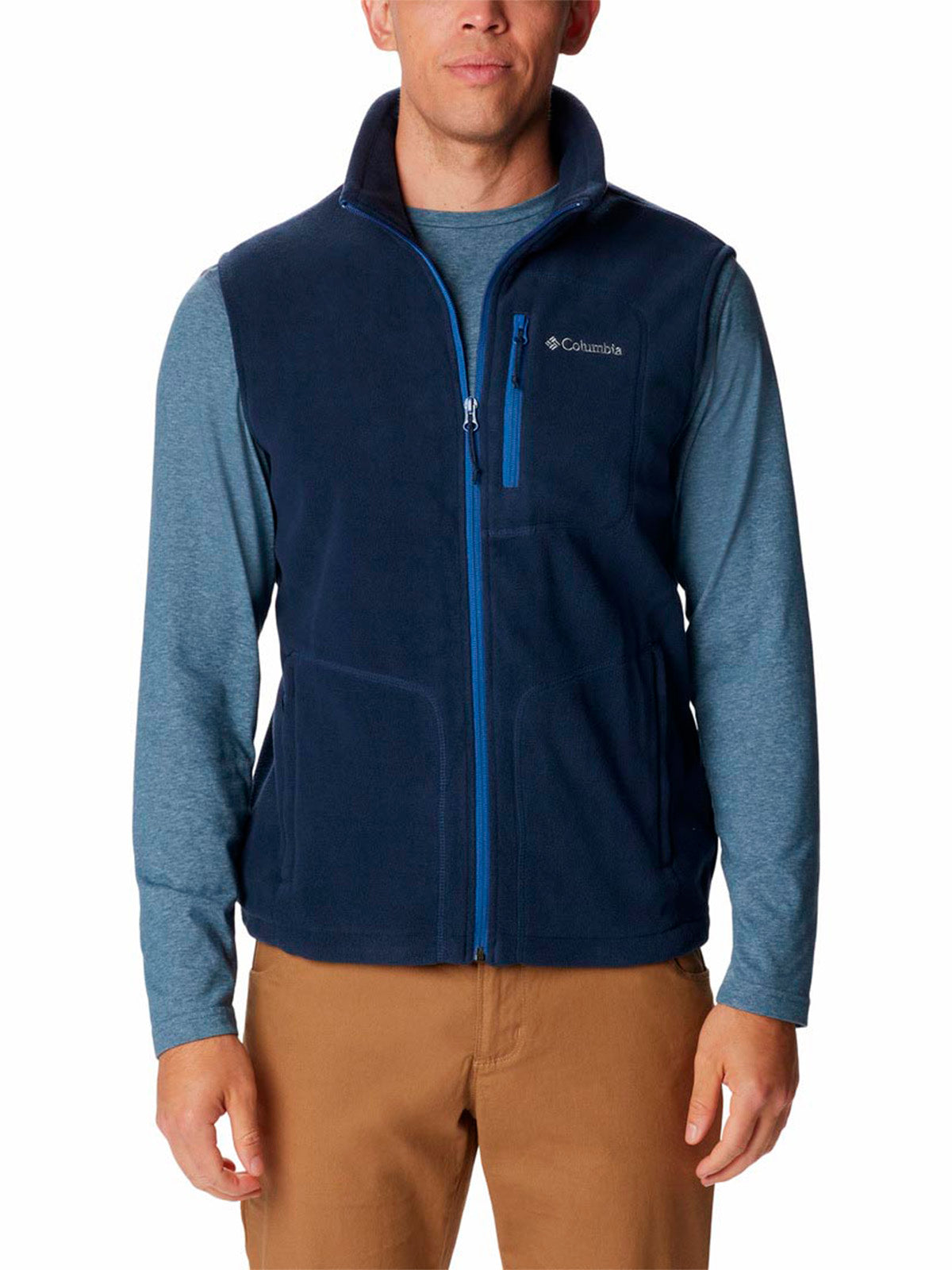 Polar Sin Mangas Hombre Fast Trek Azul Columbia