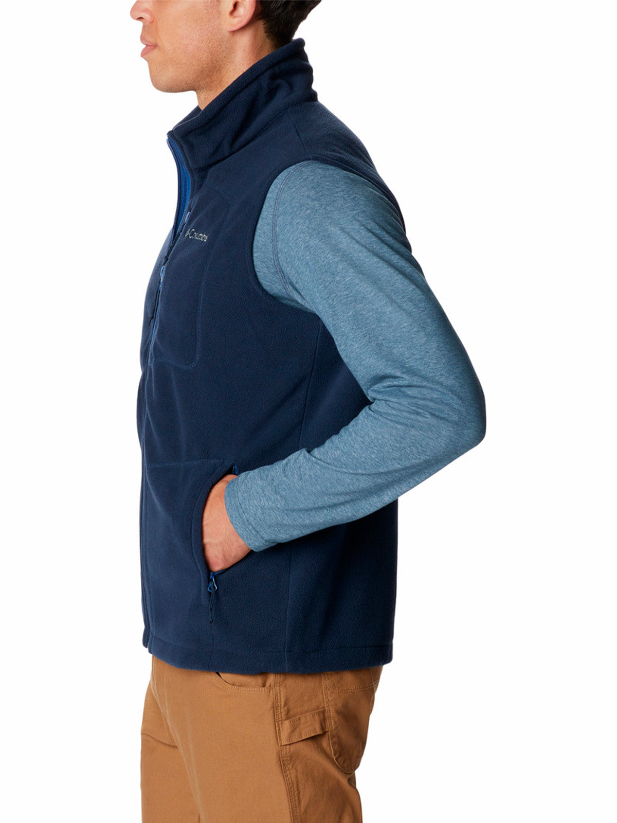 Polar Sin Mangas Hombre Fast Trek Azul Columbia