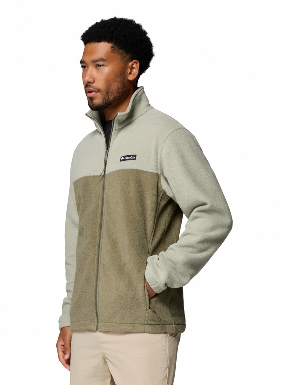 Polar Hombre Steens Mountain Full Zip 2.0 Gris Safari Columbia