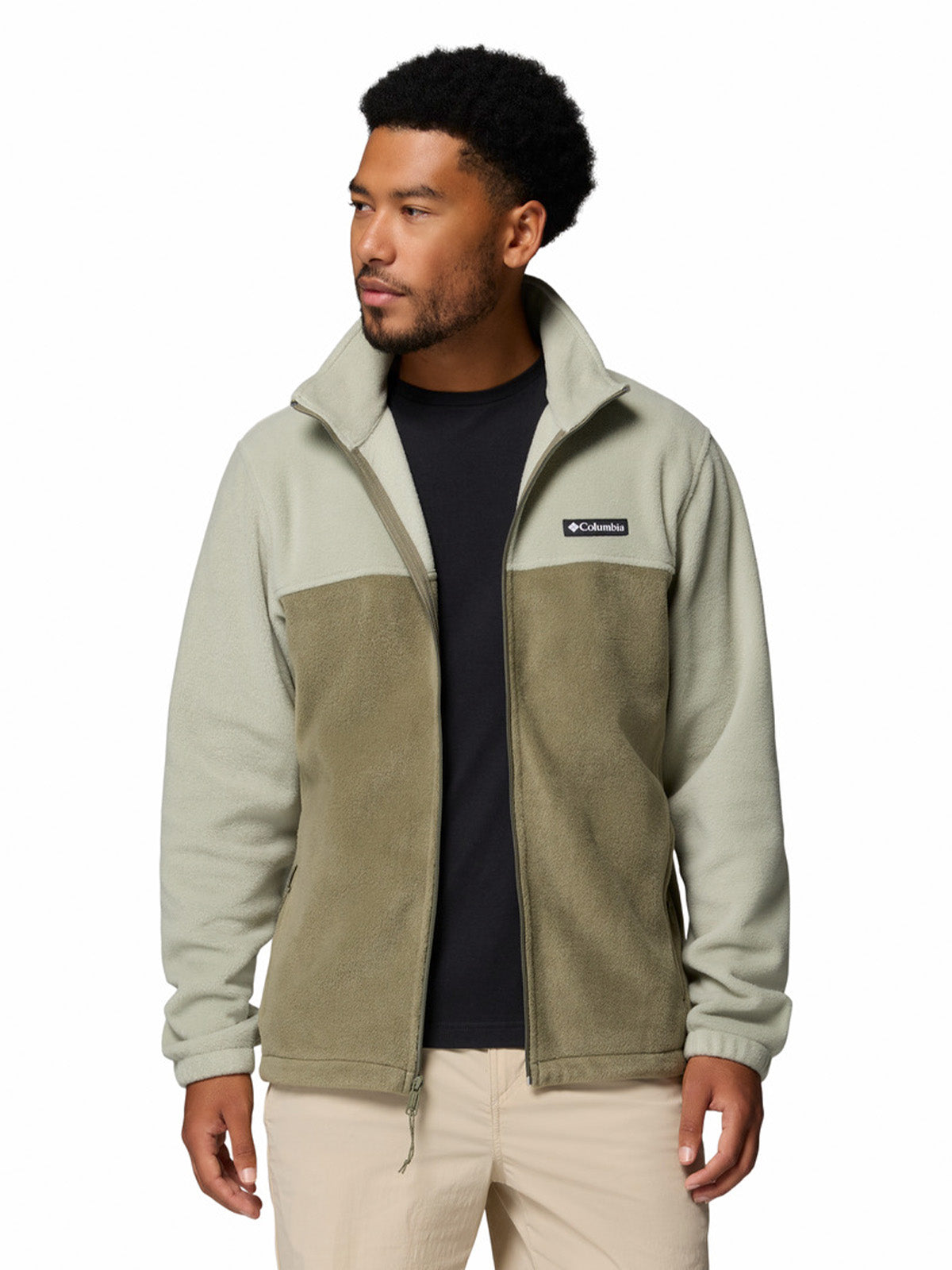 Polar Hombre Steens Mountain Full Zip 2.0 Gris Safari Columbia