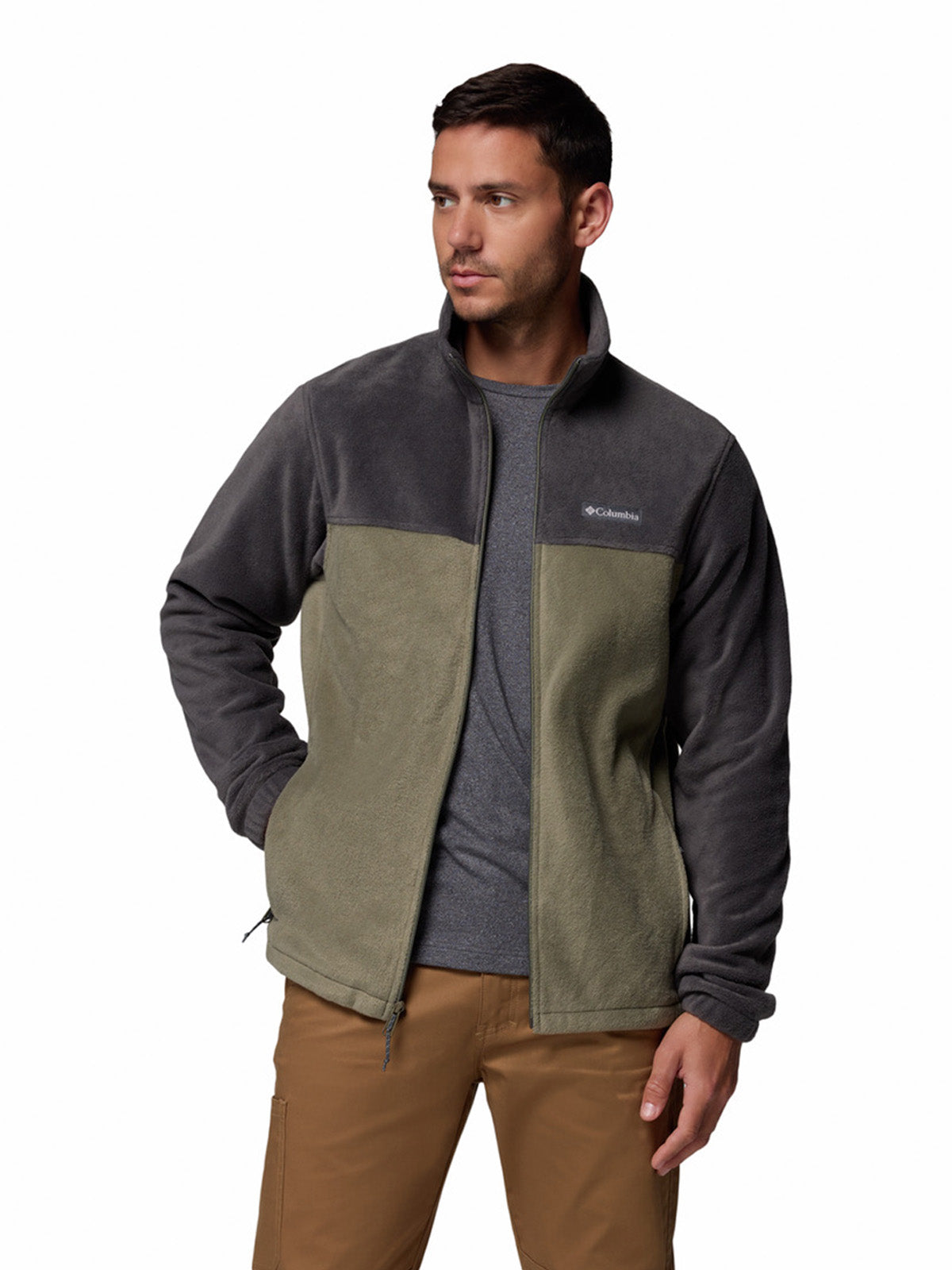 Polar Hombre Steens Mountain Full Zip 2.0 Gris Columbia