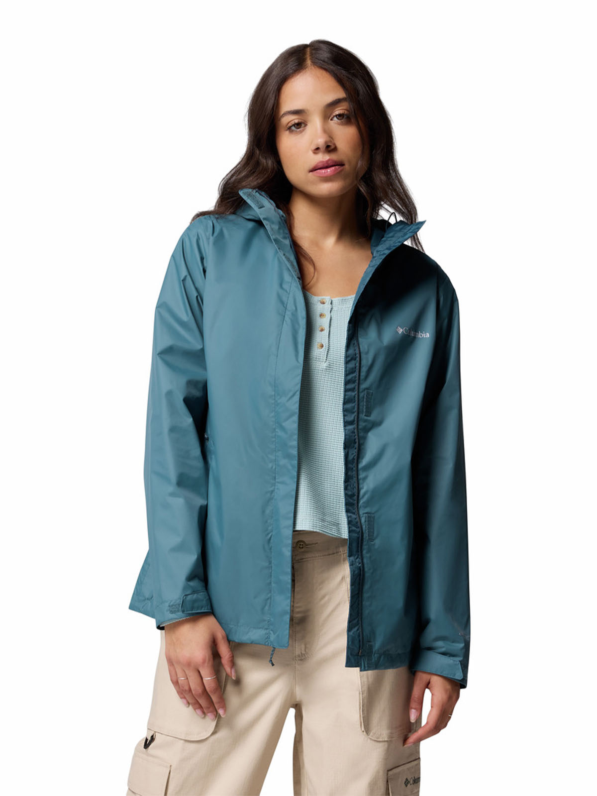 Cortaviento Mujer Arcadia II Azul Columbia
