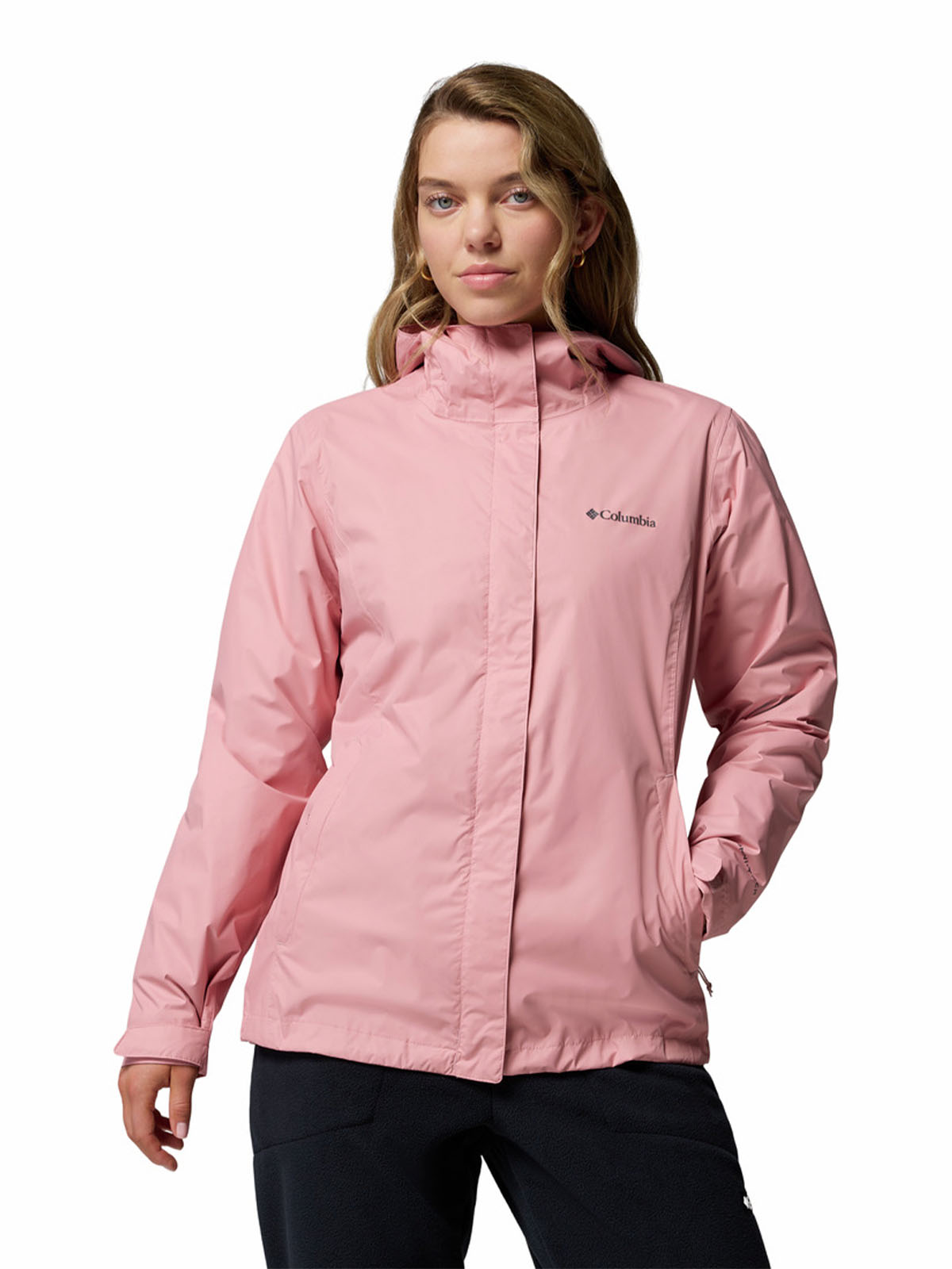 Cortaviento Mujer Arcadia II Rosado Columbia