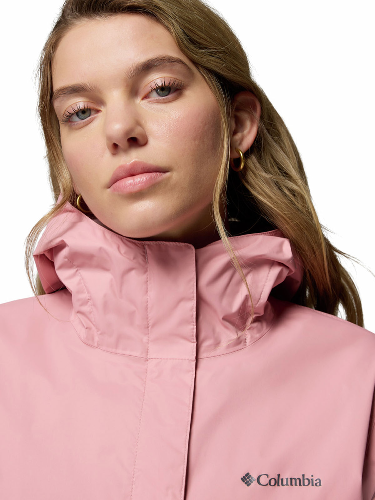 Cortaviento Mujer Arcadia II Rosado Columbia