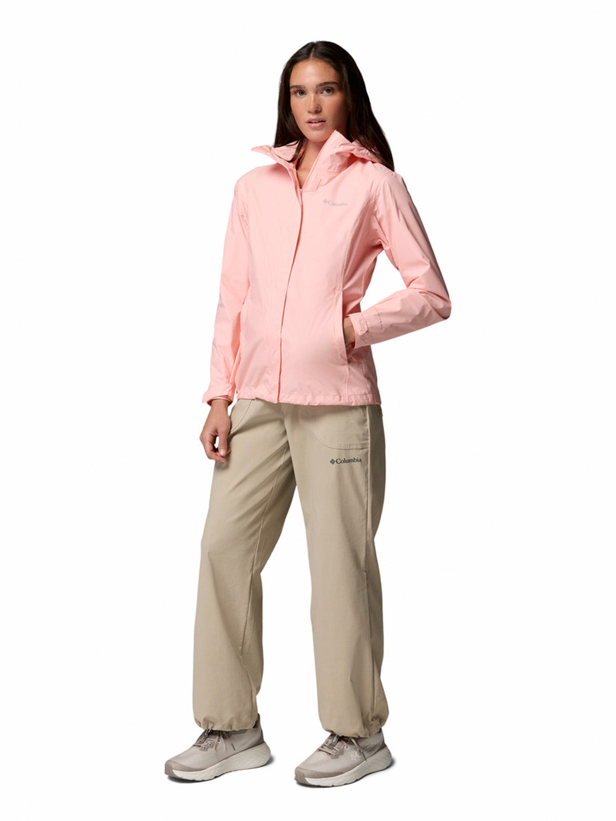 Cortaviento Mujer Arcadia II Rosado Columbia