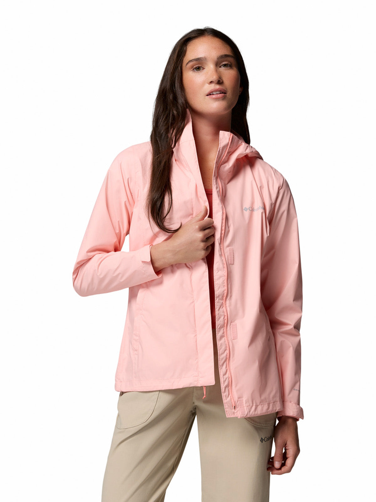 Cortaviento Mujer Arcadia II Rosado Columbia