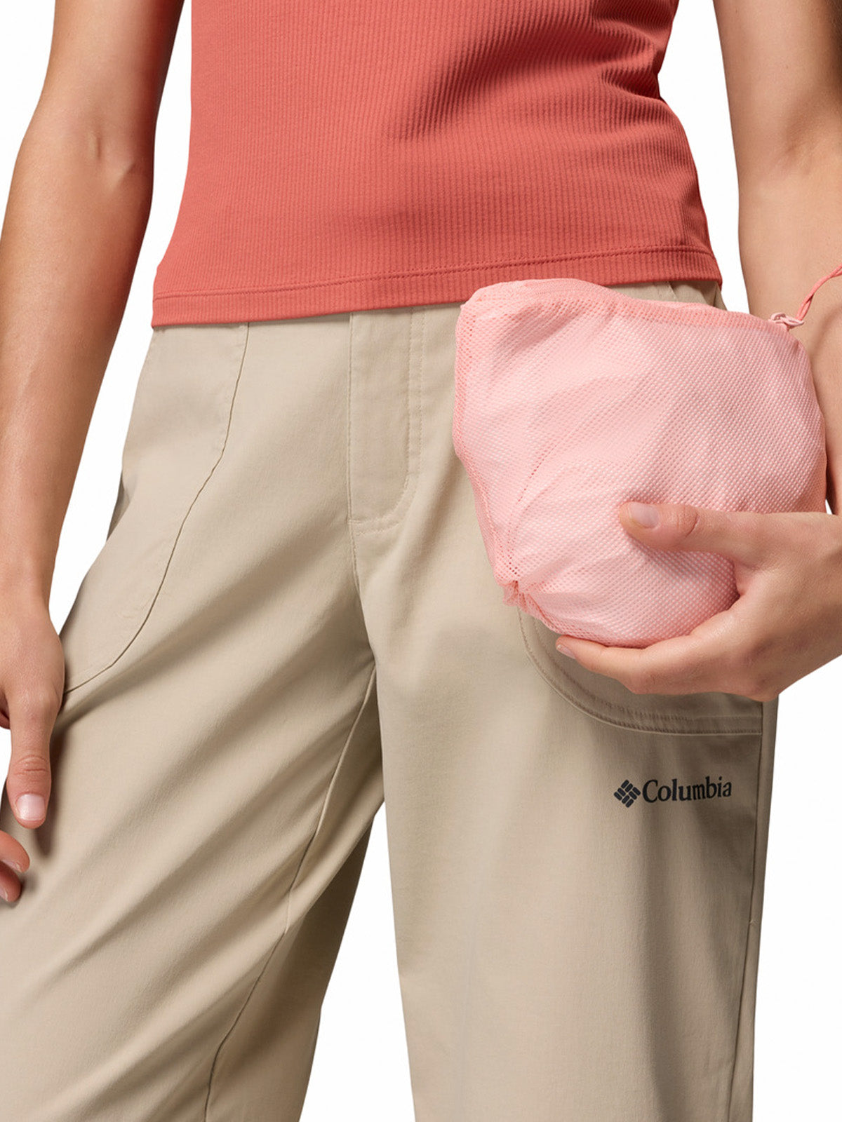 Cortaviento Mujer Arcadia II Rosado Columbia