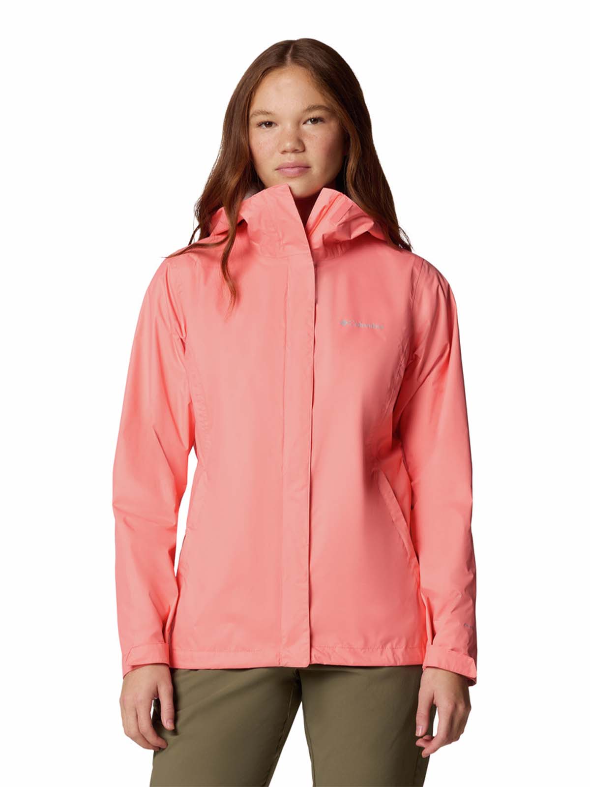 Cortaviento Mujer Arcadia II Rosado Columbia