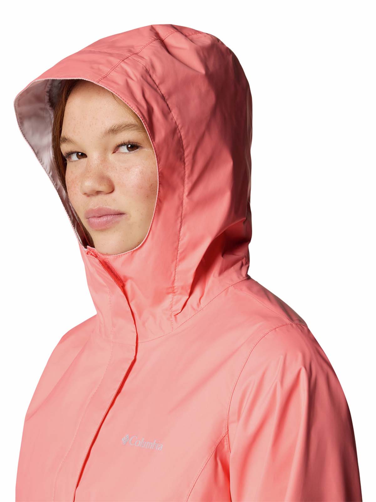 Cortaviento Mujer Arcadia II Rosado Columbia