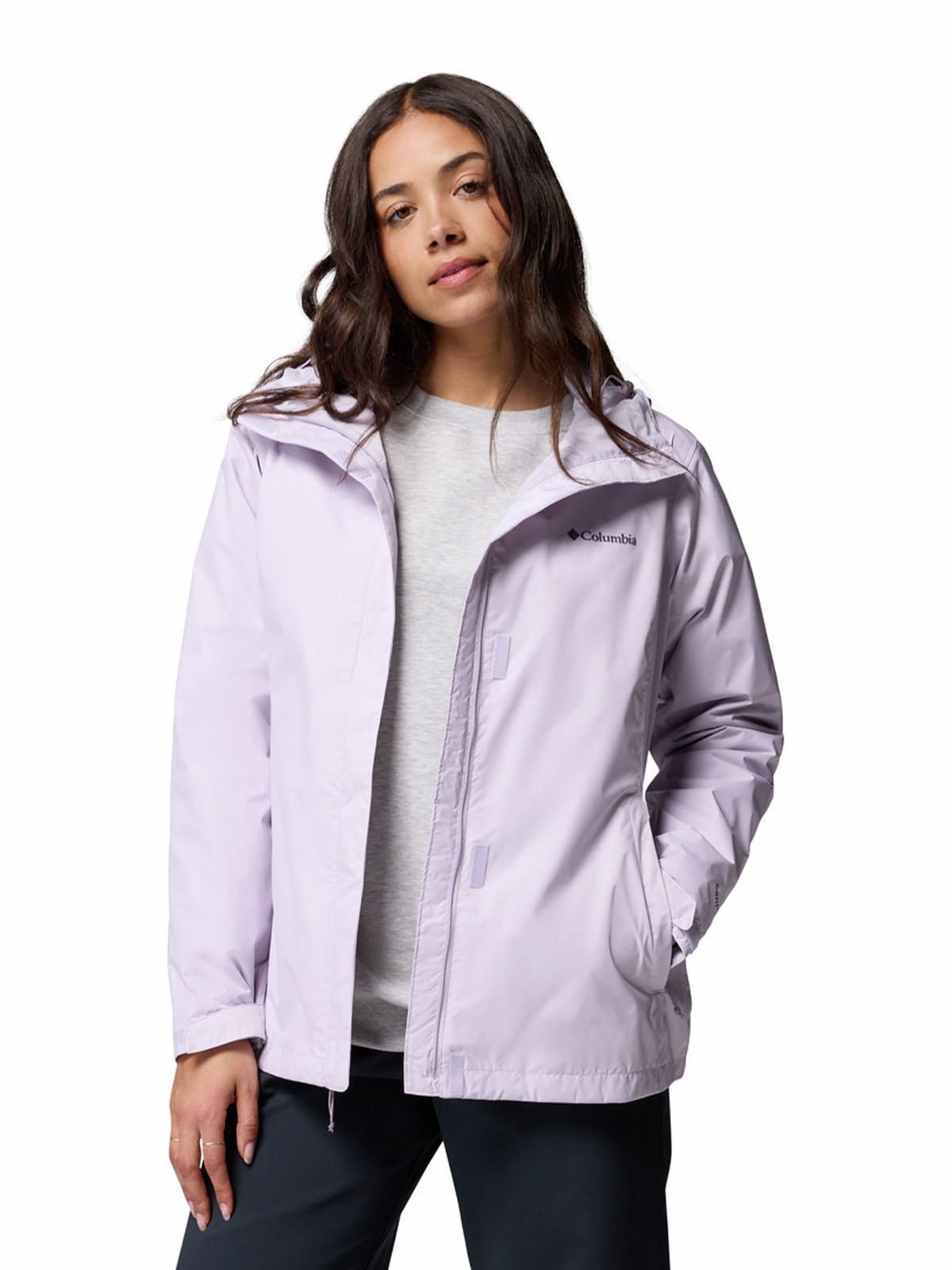 Cortaviento Mujer Arcadia II Morado Columbia