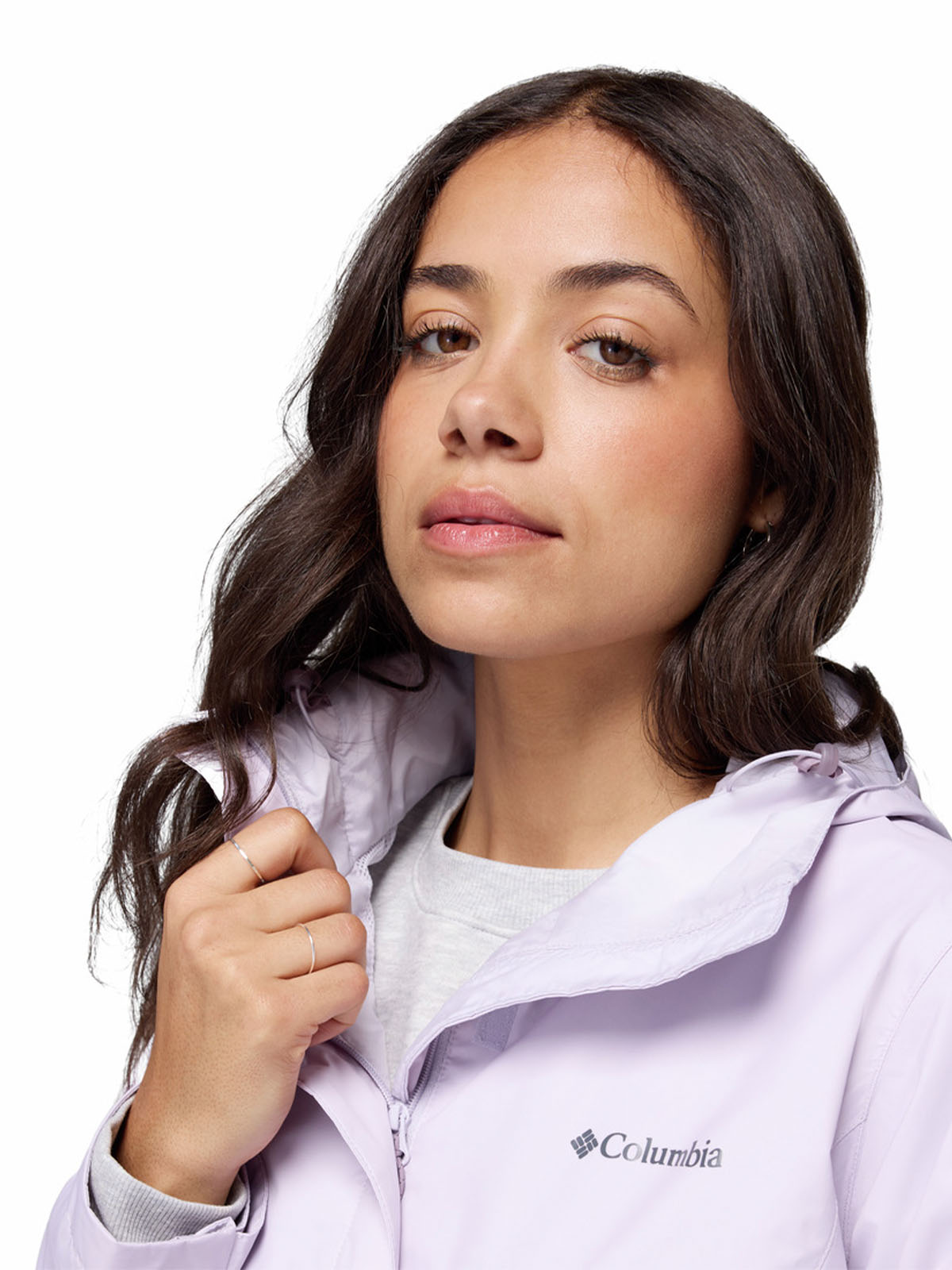 Cortaviento Mujer Arcadia II Morado Columbia