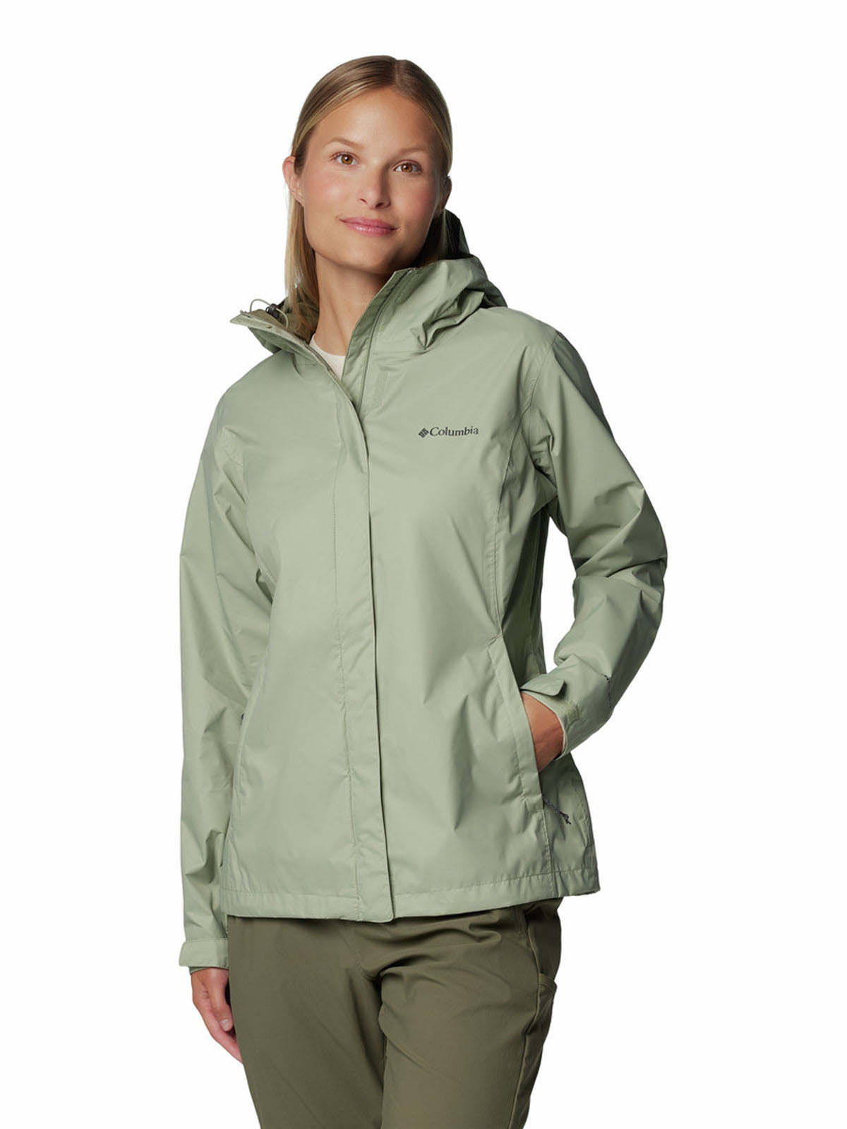 Cortaviento Mujer Arcadia II Gris Columbia