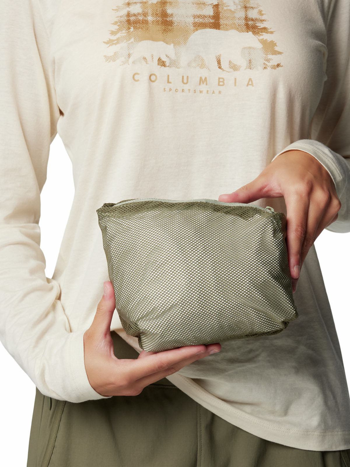 Cortaviento Mujer Arcadia II Gris Columbia