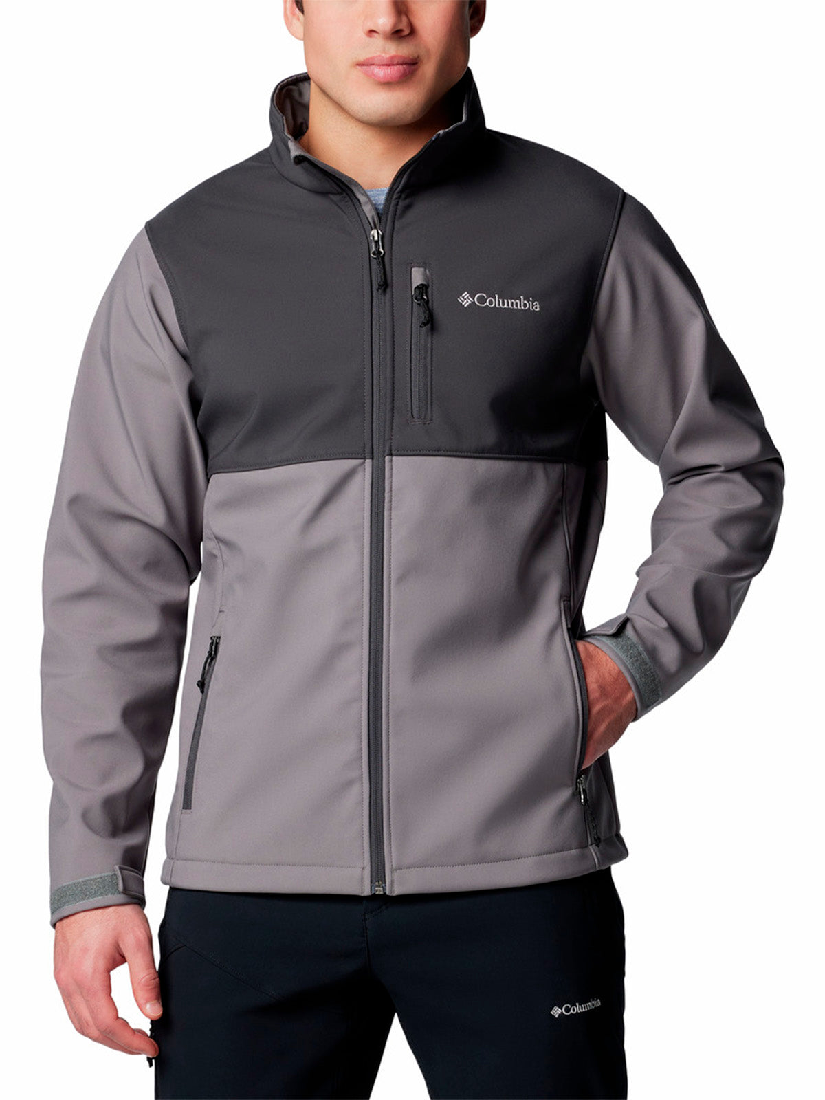 Softshell Hombre Ascender Gris Columbia