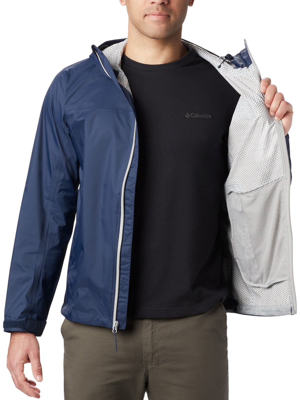 Cortaviento Hombre Evapouration Azul Columbia