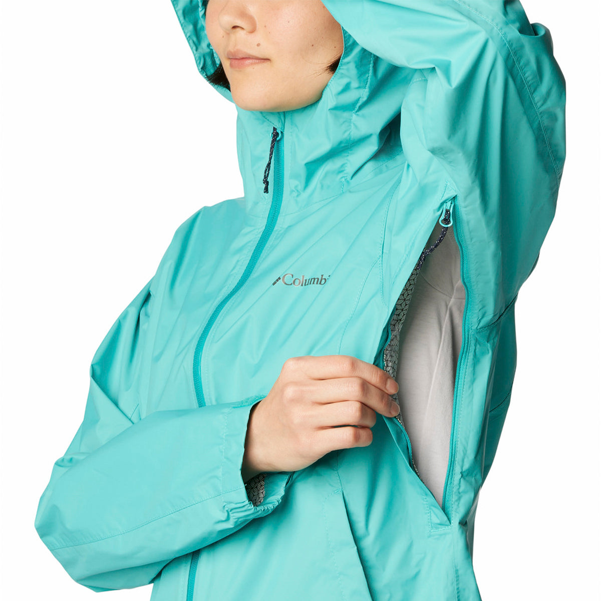 Cortaviento Mujer Evapouration Celeste Bright Aqua Columbia