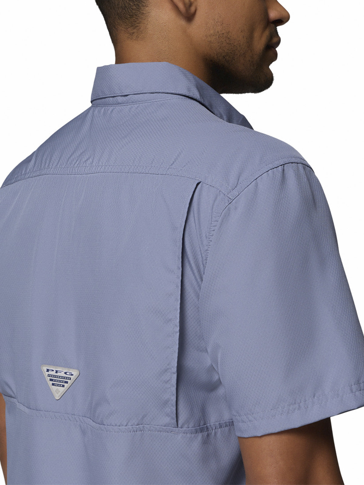 Camisa Manga Corta Hombre Slack Tide Camp Blanco Columbia