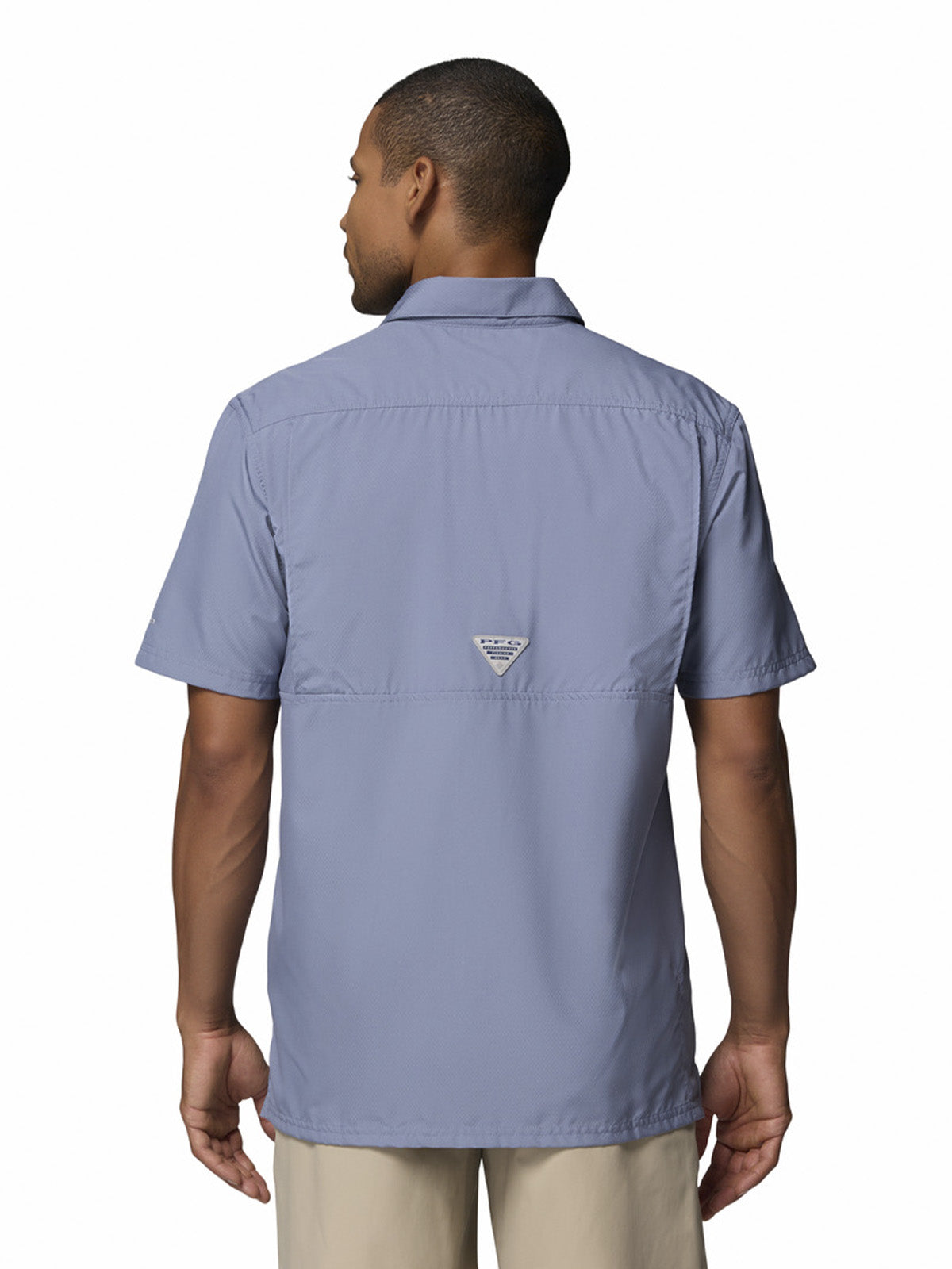Camisa Manga Corta Hombre Slack Tide Camp Blanco Columbia