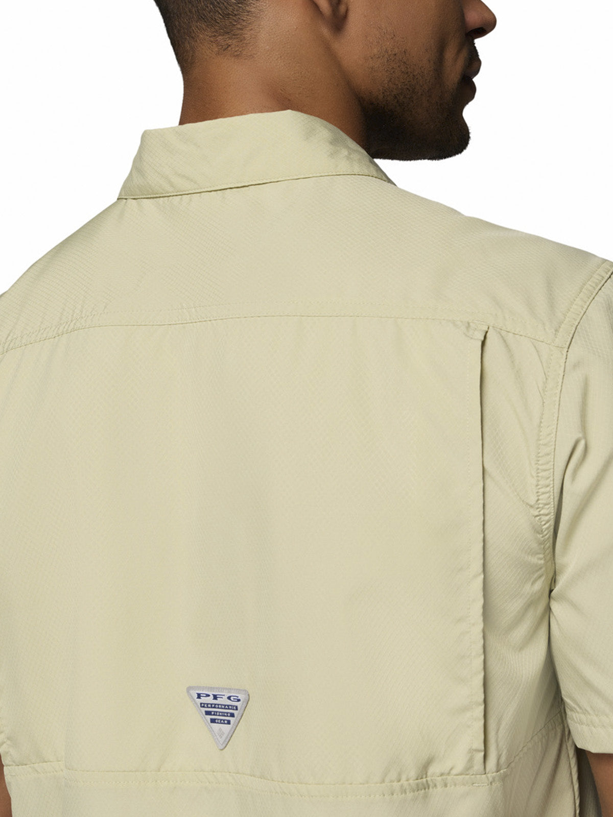 Camisa Manga Corta Hombre Slack Tide Camp Verde Columbia