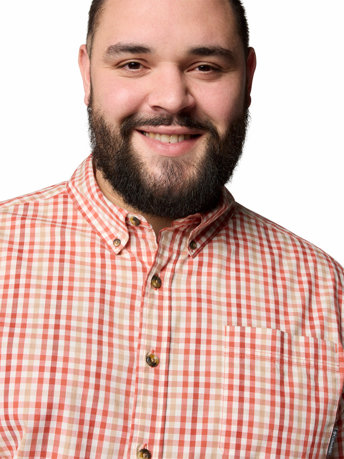 Camisa Manga Corta Hombre Rapid Rivers II Rojo Columbia