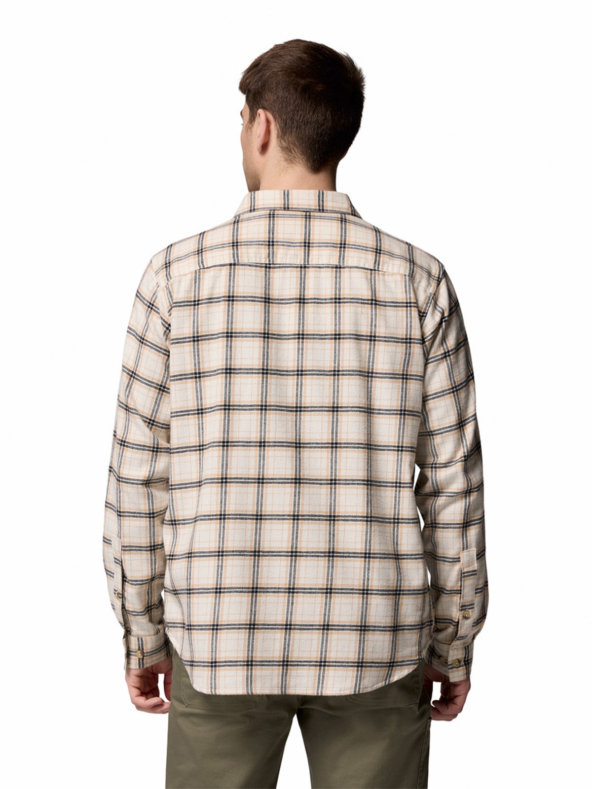 Camisa Manga Larga Hombre Cornell Woods Blanco Columbia