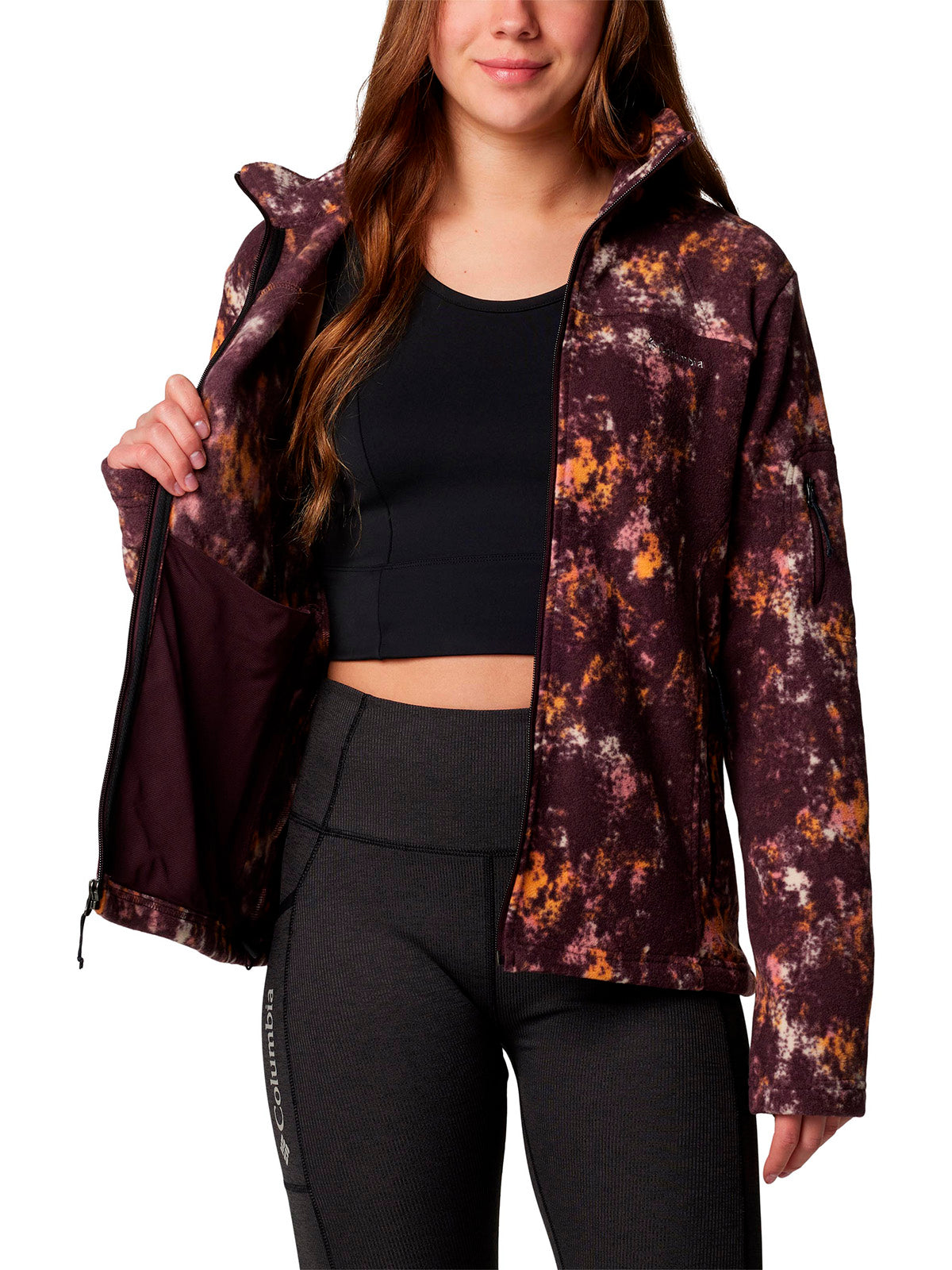 Polar Mujer Fast Trek Print Morado Columbia