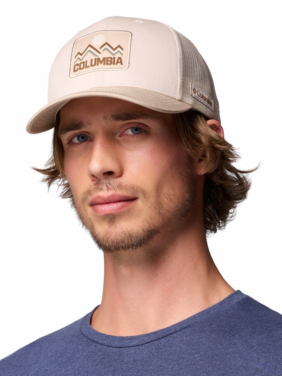 Jockey Unisex Mesh Snap Back Beige Columbia