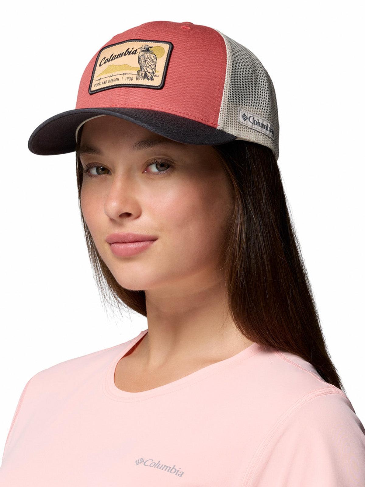Jockey Unisex Mesh Snap Back Rosado Columbia