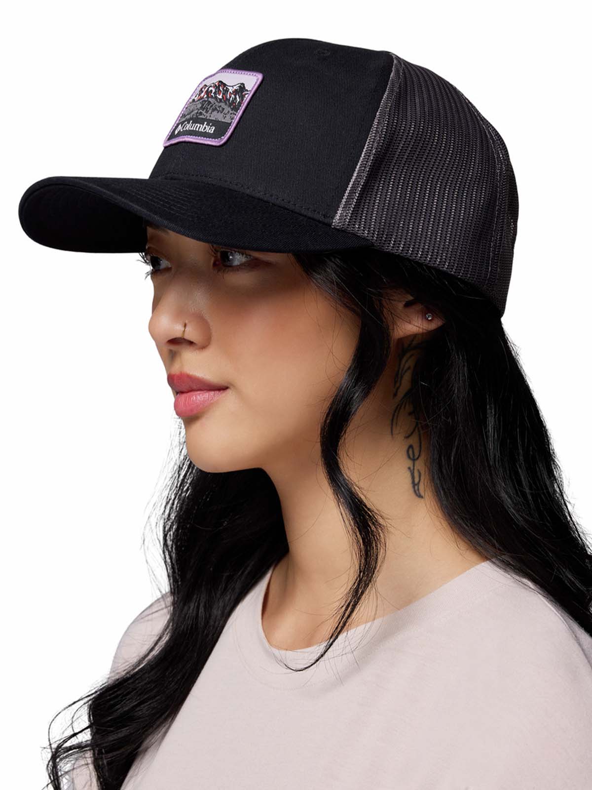 Jockey Unisex Columbia Mesh Snap Negro Columbia