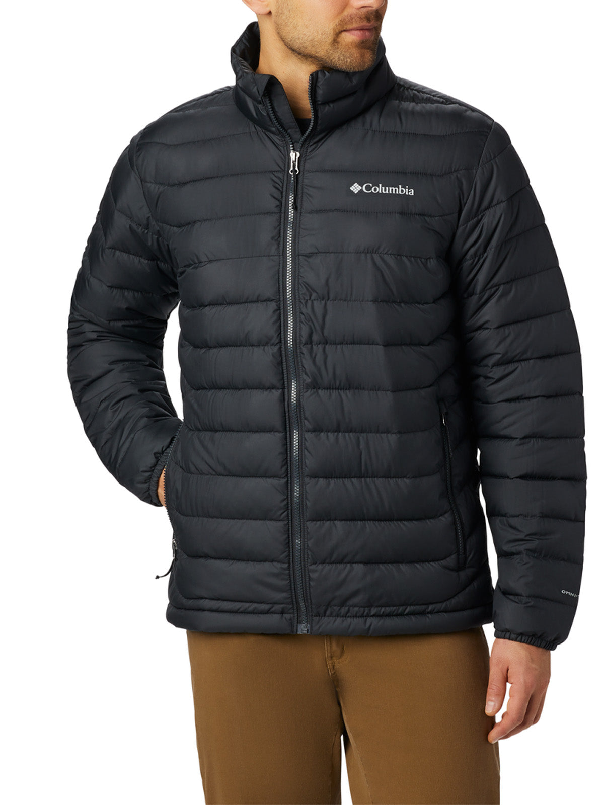 Parka Hombre Powder Lite Negro Columbia